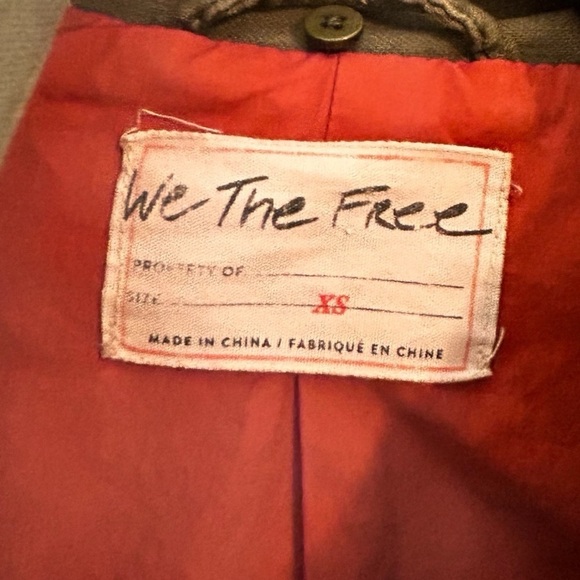 Free People We The Free Military Bomber Jacket - Picture 10 of 13